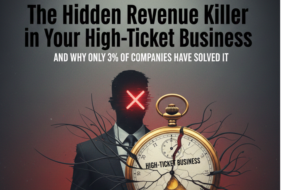 The Hidden Revenue Killer in Your High-Ticket Business (And Why Only 3% of Companies Have Solved It)